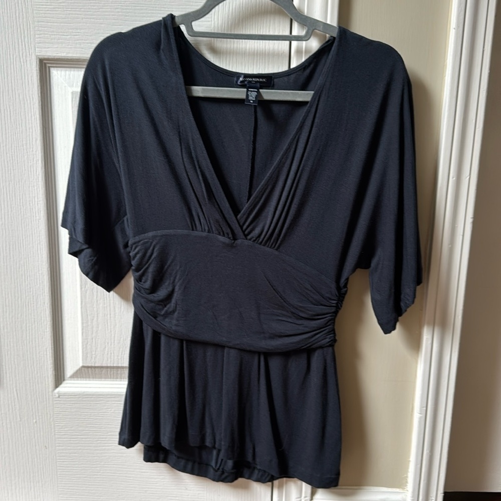 Banana Republic Elegant Navy Women's Top